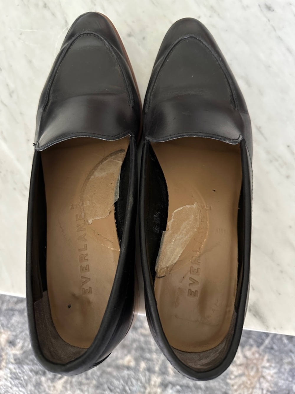 Everlane The Modern Classic Black Leather Loafers - Picture 4 of 9